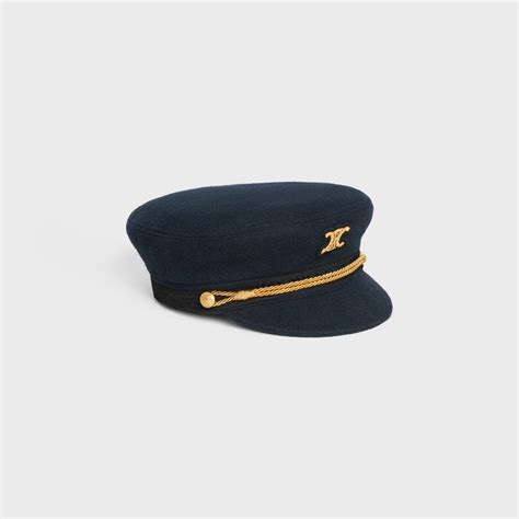 TRIOMPHE SAILOR CAP IN WOOL CLOTH 